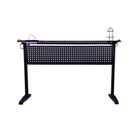 MDF Gaming Table with Cup and Controller Holders, Black - BM250341