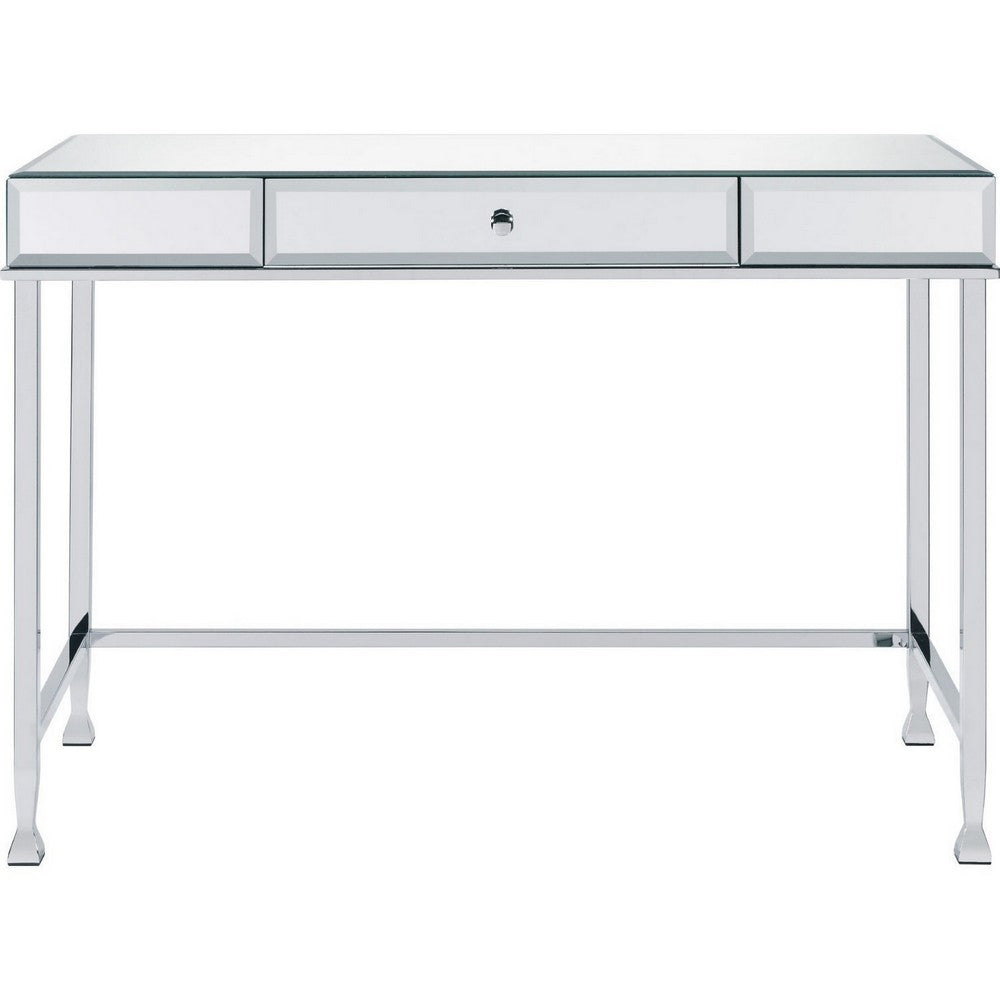 Rectangular Storage Writing Desk, White - BM250366
