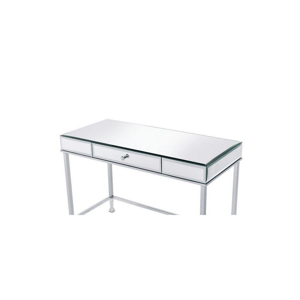 Rectangular Storage Writing Desk, White - BM250366