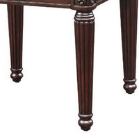 End Table with Traditional Style and Turned Legs, Espresso Brown - BM250596