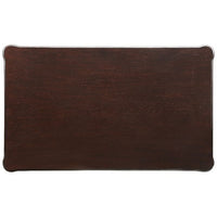 Coffee Table with Traditional Style and Turned Legs, Espresso Brown - BM250646