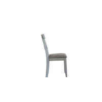 Side Chair with Fabric Seat and Open Back, Set of 2, Beige - BM250684