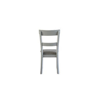 Side Chair with Fabric Seat and Open Back, Set of 2, Beige - BM250684