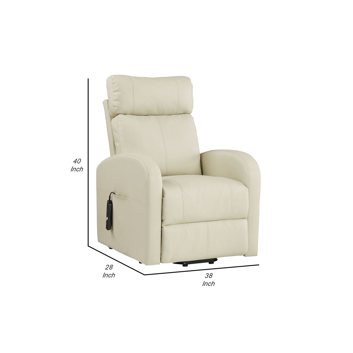 Off white 2024 recliner chair