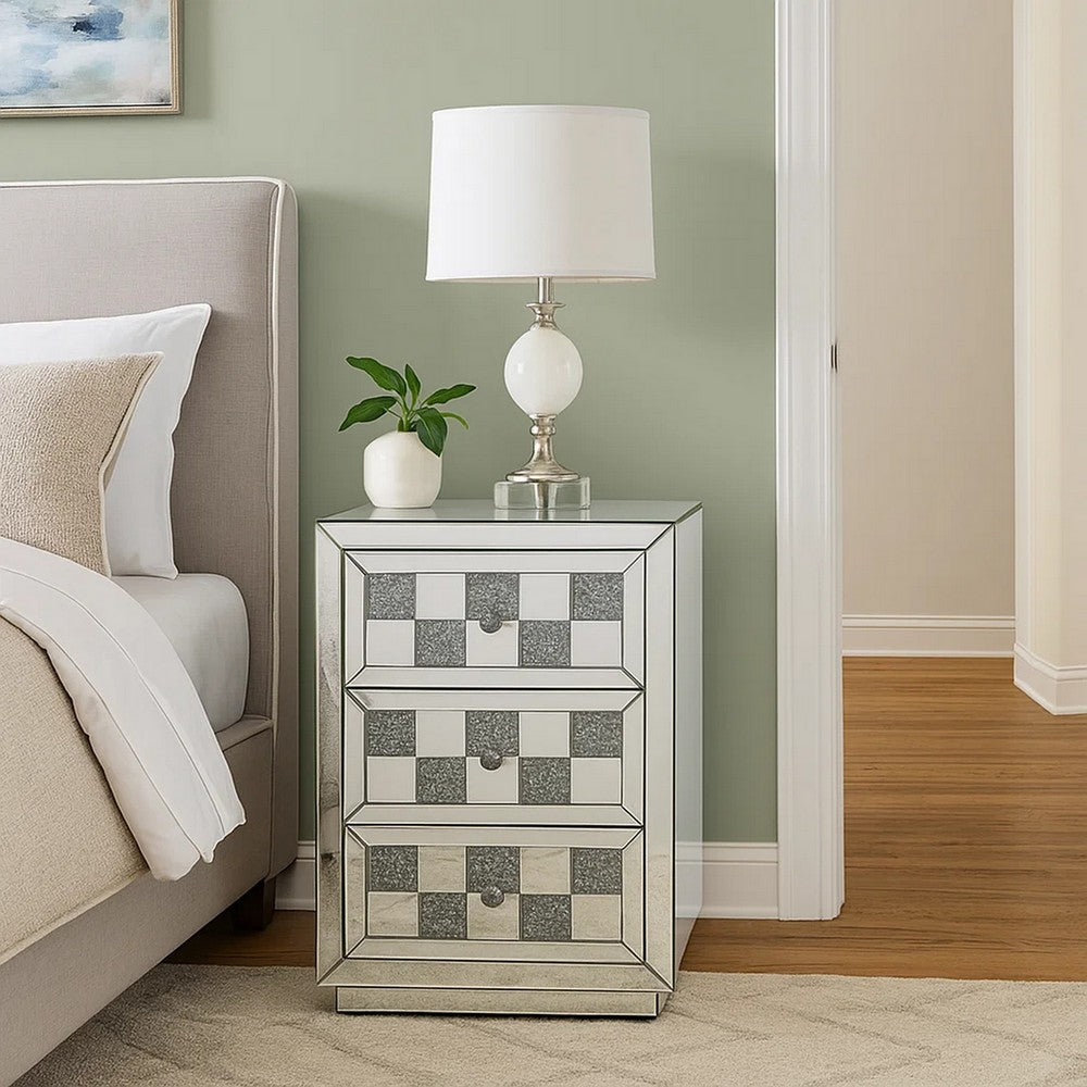 Accent Table with Self Closure and Safety Top Feature, White - BM251210