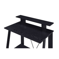 Writing Desk with V Shaped Frame, Black - BM251347
