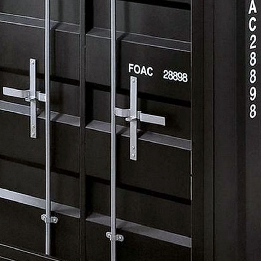 Bar Table With LED Lights, Black - BM252475