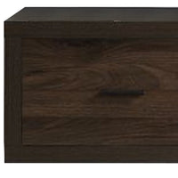 TV Stand with 3 Drawers and Grain Details, Brown - BM262159