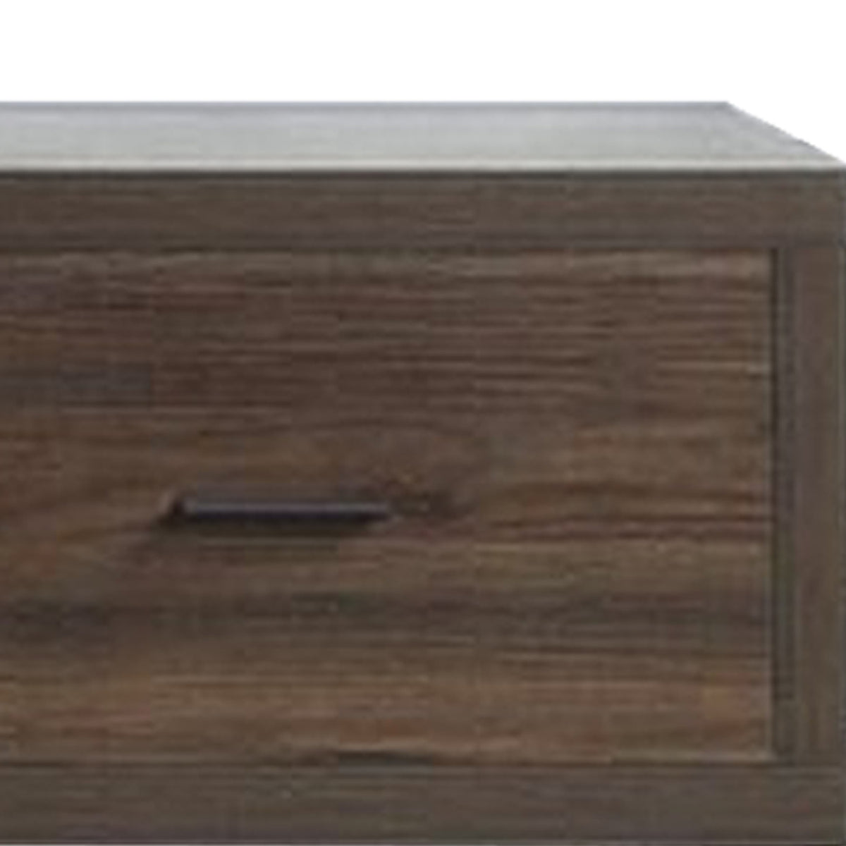 TV Stand with 3 Drawers and Grain Details, Brown - BM262159