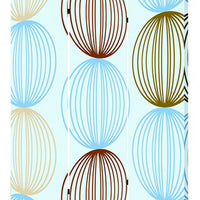 3 Panel Canvas Made Foldable Screen with Sphere Print, Multicolor - BM26518