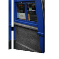 3 Panel Blue Eyed Maid Print Foldable Room Divider, Blue - BM26565