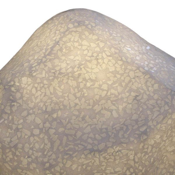 Sandstone Polished Ball with Glass Shrapnel, Large, Gold & Purple - BM26621