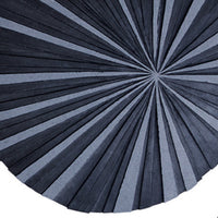 Round and Ribbed Sandstone Wall Decor, Small, Gray - BM26635
