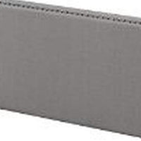 Queen Size Bed with Fabric Upholstery and Nailhead Accent, Gray - BM266522