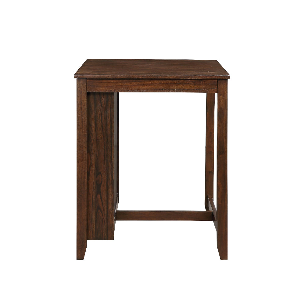Gary 3 Piece Counter Table Set, Cherry Brown - BM272091