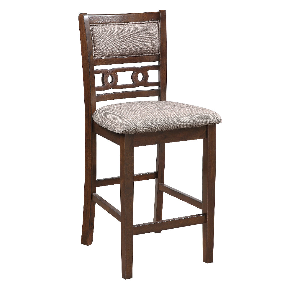 Gary 3 Piece Counter Table Set, Cherry Brown - BM272091
