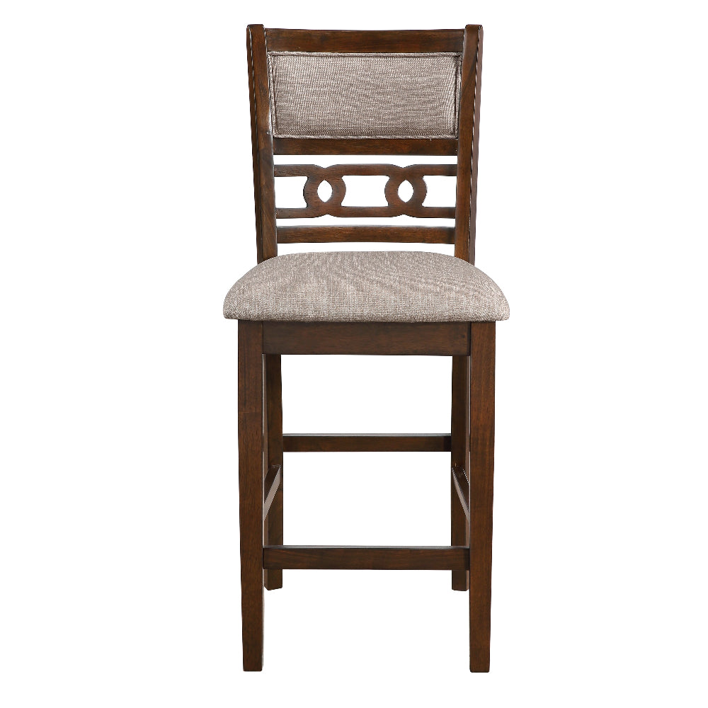 Gary 3 Piece Counter Table Set, Cherry Brown - BM272091