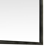 45 Inch Solid Wood Mirror, Portrait Frame, Rectangular, Gray - BM275071