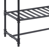 Ley 47 Inch Wood Sideboard Console Sofa Table, 3 Drawers, Industrial, Oak - BM276289