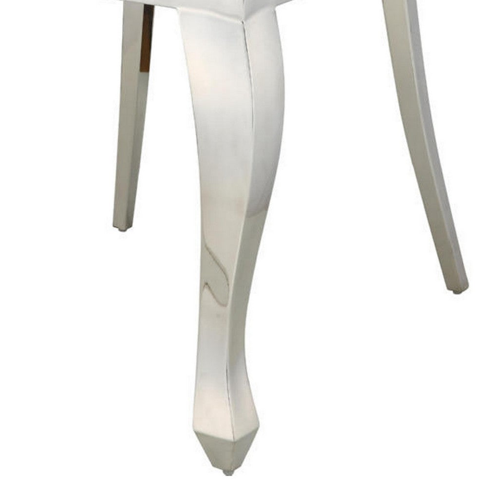 Kuri 24 Inch Dining Chair, Vegan Faux Leather, Textured, Set of 2, Black - BM281974