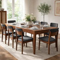 52 Inch Modern Coffee Table, Acacia Wood with Classic Block Legs, Brown - BM285385