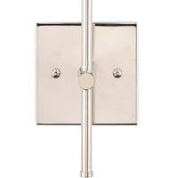 Abi 18 Inch Wall Sconce, Hand Blown Glass in Smooth Metallic Gray, 40W  - BM285702