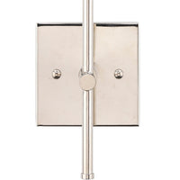 Abi 18 Inch Wall Sconce, Hand Blown Glass in Smooth Metallic Gray, 40W  - BM285702