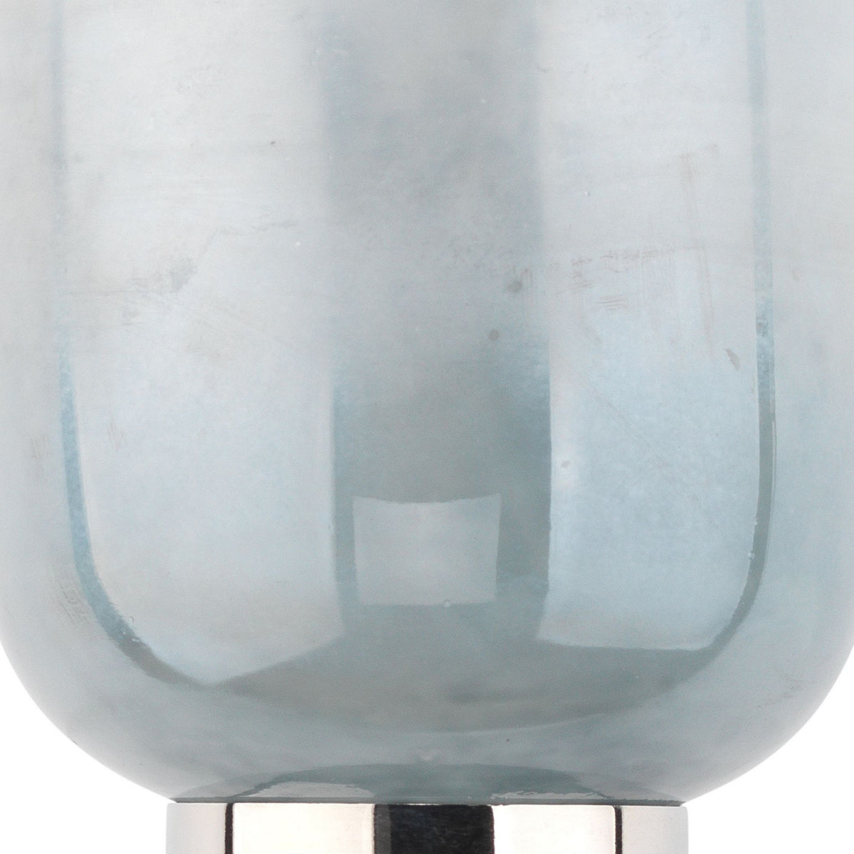 Abi 18 Inch Wall Sconce, Hand Blown Glass in Smooth Metallic Gray, 40W  - BM285702