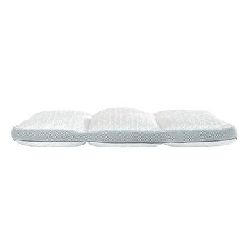 Beda 18 x 27 Queen Size Memory Foam Pillow, Fire Retardant Material, White By Casagear Home