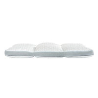 Beda 18 x 27 Queen Size Memory Foam Pillow, Fire Retardant Material, White By Casagear Home