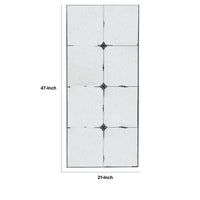 Elk 47 Inch Wall Mirror, Antique Black Rectangular Metal Frame, Baroque - BM286409
