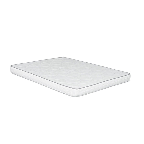 Sofi 6 Inch Full Size Reversible Mattress, Double Quilting, PU Foam Core-BM286465