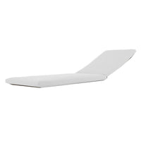 Edie 76 Inch Outdoor Lounger Cushion, White - BM287747