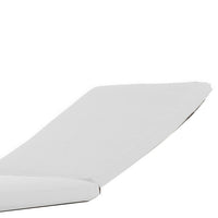 Edie 76 Inch Outdoor Lounger Cushion, White - BM287747