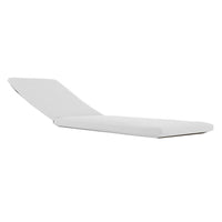 Edie 76 Inch Outdoor Lounger Cushion, White - BM287747