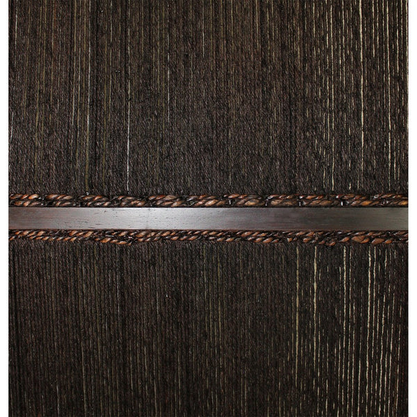 Yetta 72 x 72 Indoor Outdoor Folding Screen Room Divider, Handmade, Brown - BM294238