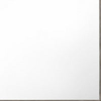 Deena 41 Inch Classic Accent Mirror, Wood Grain, Gray Finish  - BM295545