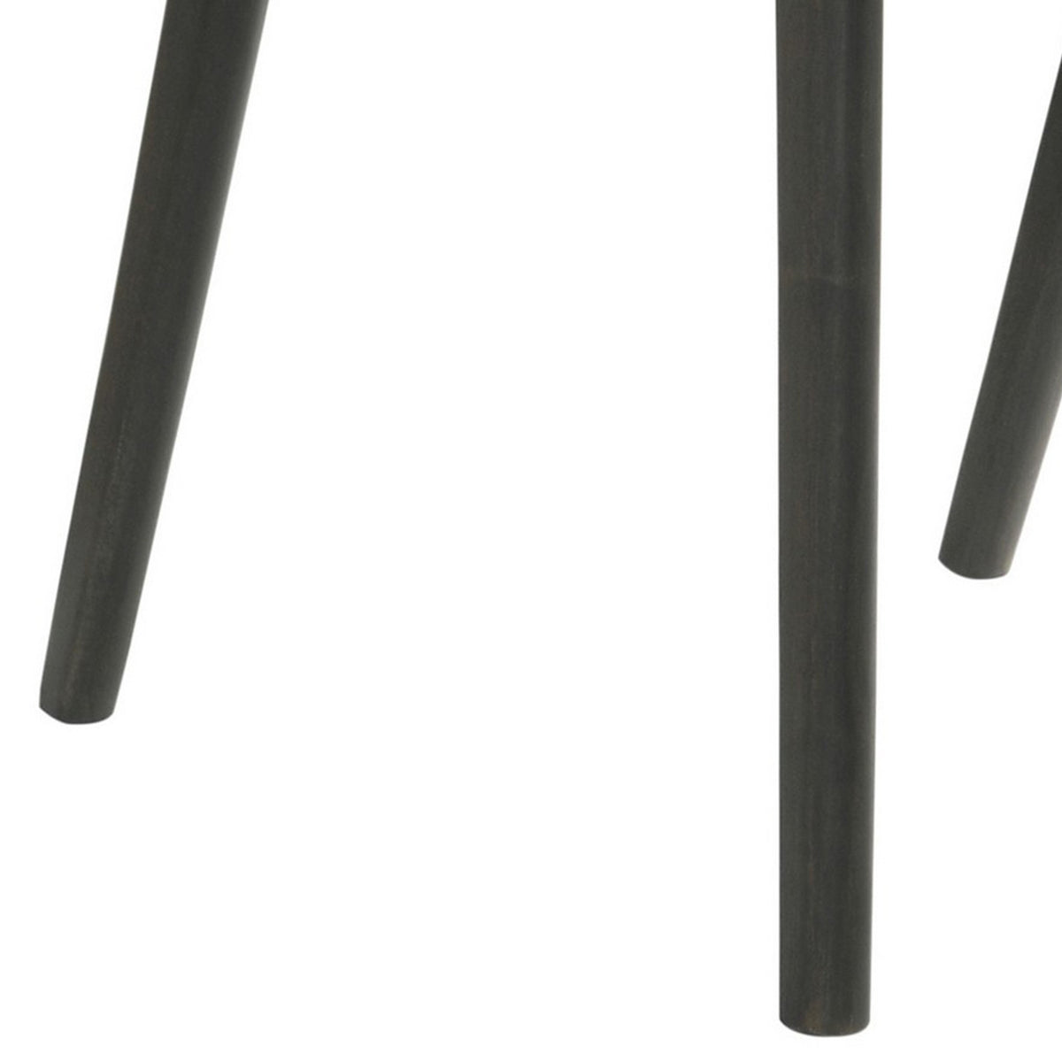 21 Inch Side Chair, Set of 2, Gray Fabric Upholstery, Clean Angled Legs  - BM297169