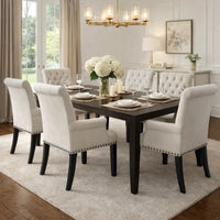 Ali 27 Inch Accent Armchair, Light Gray Fabric Button Tufted Rolled Back