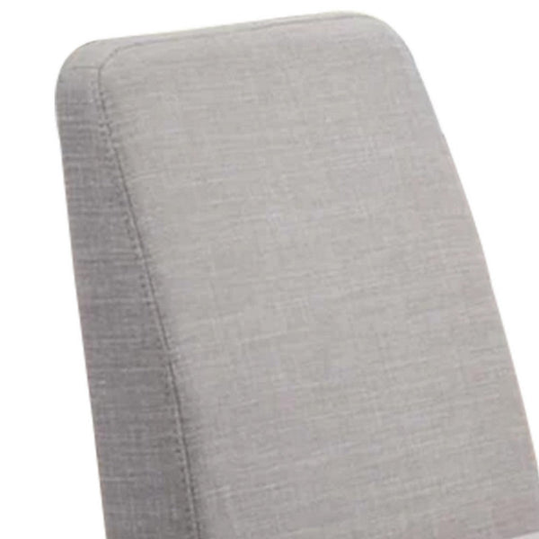 Lee Set of 2 Modern Wood Dining Chairs, Cushioned Seats, Tapered Legs, Gray - BM298985