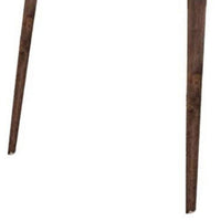 Lee 59 Inch Rectangular Dining Table, Tapered Legs, Modern Brown Grain Wood - BM299060