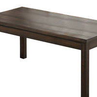 3 Piece Coffee Table and End Table Set, Wood Tabletops, Dark Brown Finish - BM299079