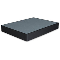 Metal Queen Size Bed Foundation, Removable Gray Fabric Cover, Foldable  - BM299157