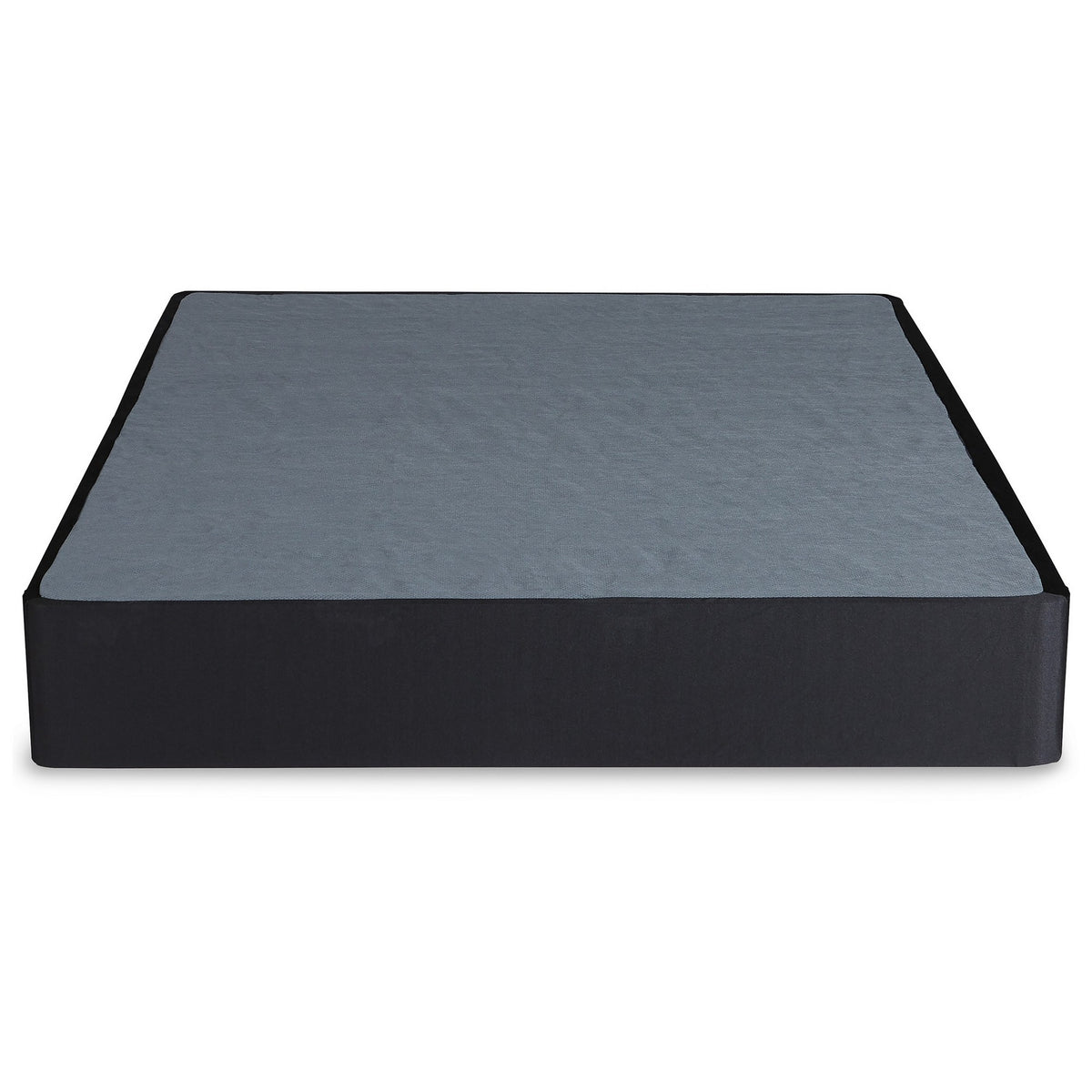 Metal Queen Size Bed Foundation, Removable Gray Fabric Cover, Foldable  - BM299157