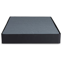 Metal Queen Size Bed Foundation, Removable Gray Fabric Cover, Foldable  - BM299157