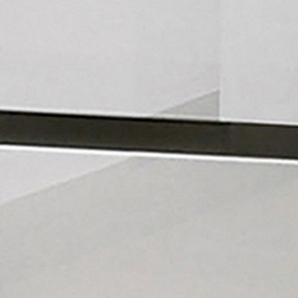 Nav 22 Inch Modern Nightstand with 2 Drawers, Concealed Handles, White - BM299934