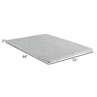 Neko 2 Inch California King Mattress Topper, Soft NU TEX Polyurethane Foam - BM300512