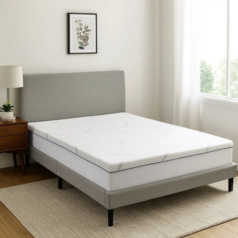 Elf 2 Inch Quilted California King Mattress Topper for Bed, Memory Foam - BM300517