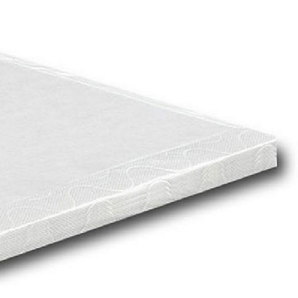 Amo 2 Inch XL Twin Size Bunkie Board Mattress Foundation with Slats, Foam - BM300528