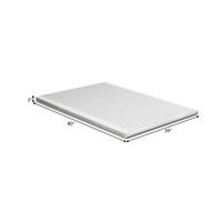 Amo 2 Inch XL Twin Size Bunkie Board Mattress Foundation with Slats, Foam - BM300528